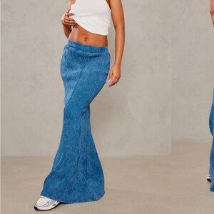 Pretty Little Thing flippy maxi skirt